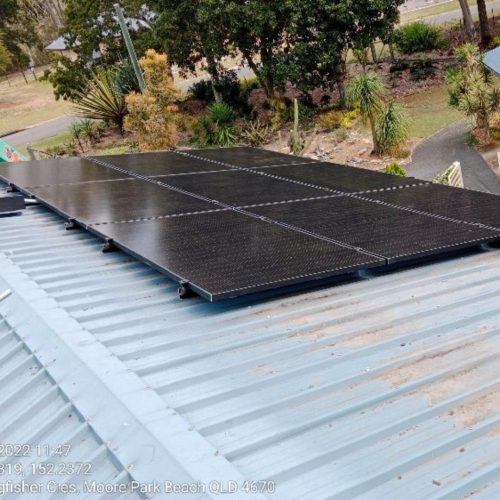 Solar power installation in Moore Park Beach by Solahart Bundaberg