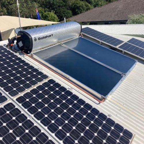 Solar power installation in Moore Park Beach by Solahart Bundaberg