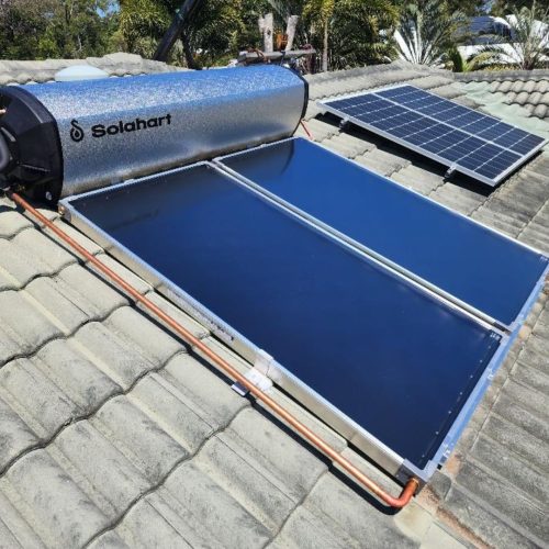 Solar power installation in Moore Park Beach by Solahart Bundaberg